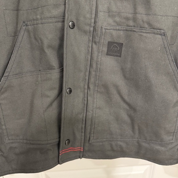 Wolverine Men's Guardian Cotton Work Jacket Onyx - W1208510 Size L - Picture 9 of 15